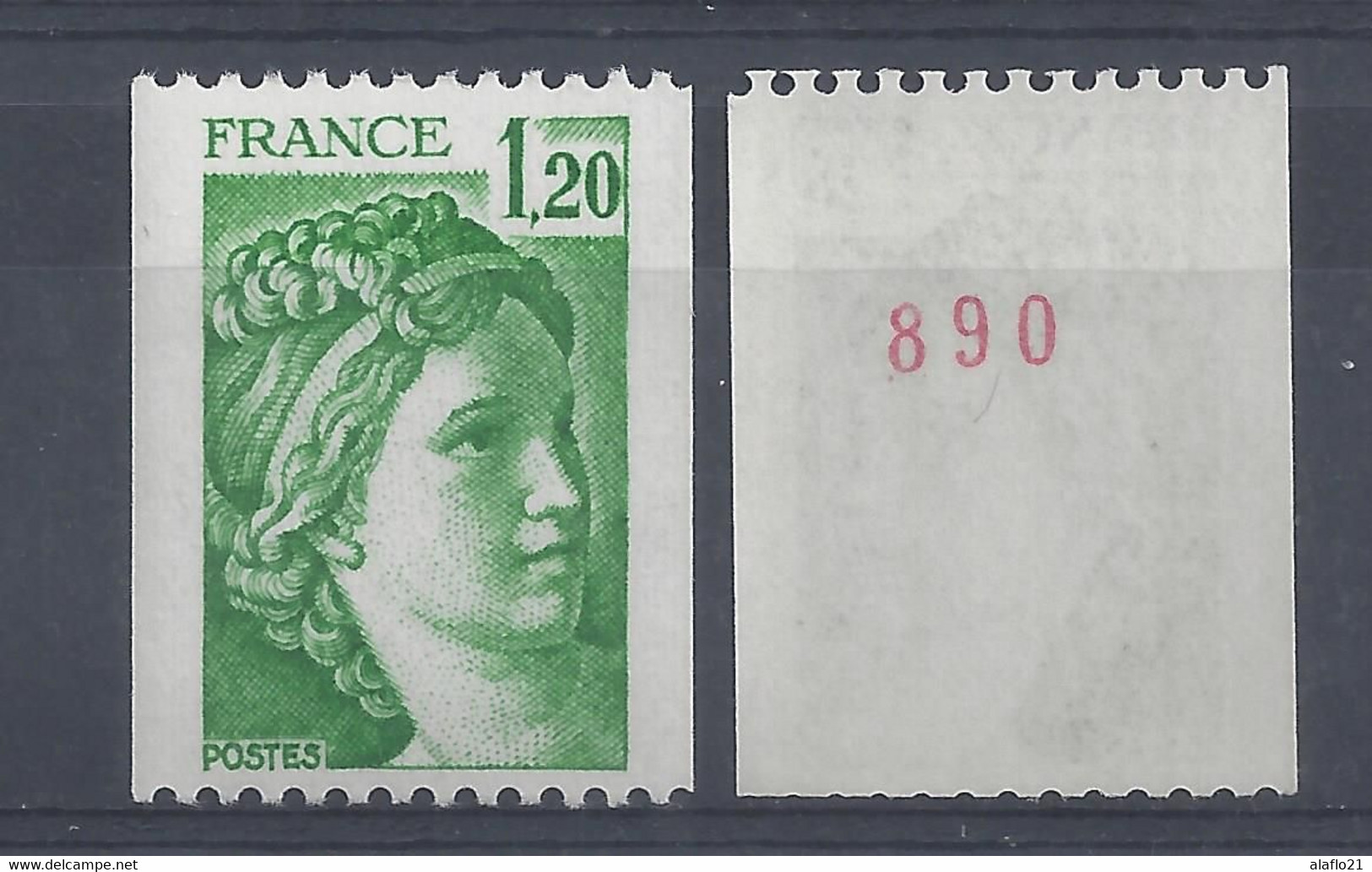 SABINE - ROULETTE Avec N° ROUGE N° 2103c - NEUF SANS CHARNIERE - SANS PHOSPHORE - Coil Stamps