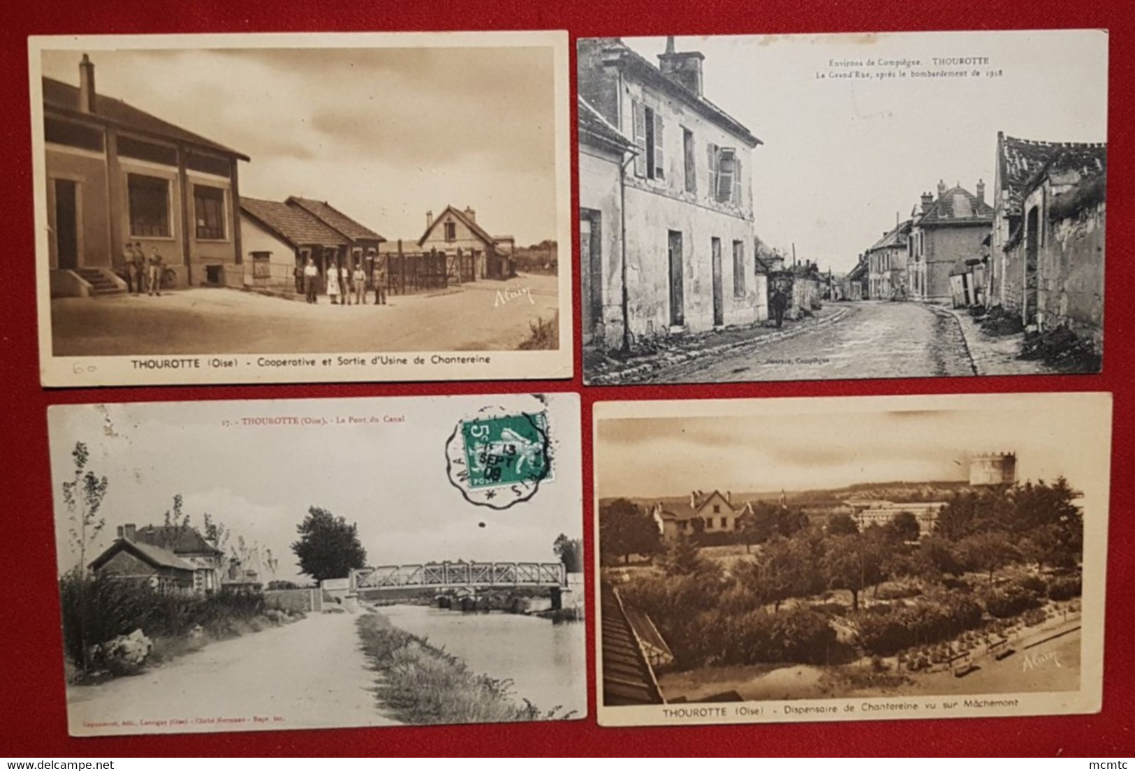 7  Cartes -   Thourotte    -( 60. Oise ) - Thourotte