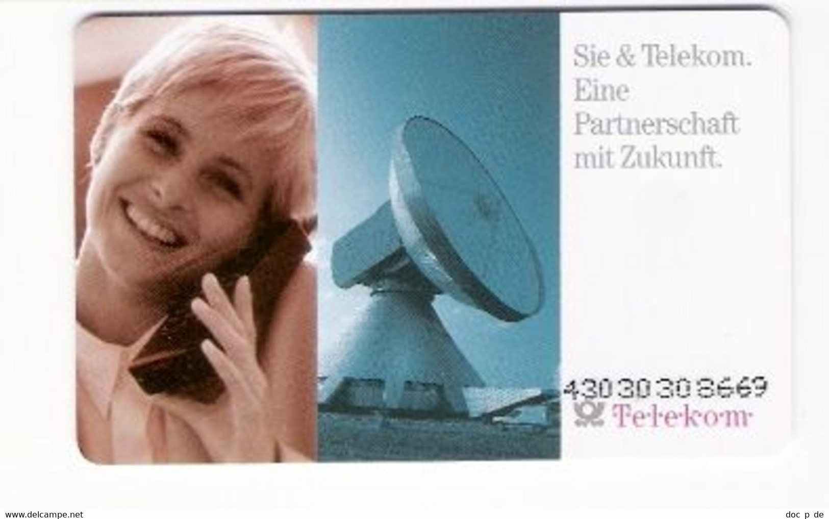 Germany  - A 15/93 - Planet Earth - Weltall - Space - Raumfahrt - Satellite - A + AD-Series : D. Telekom AG Advertisement