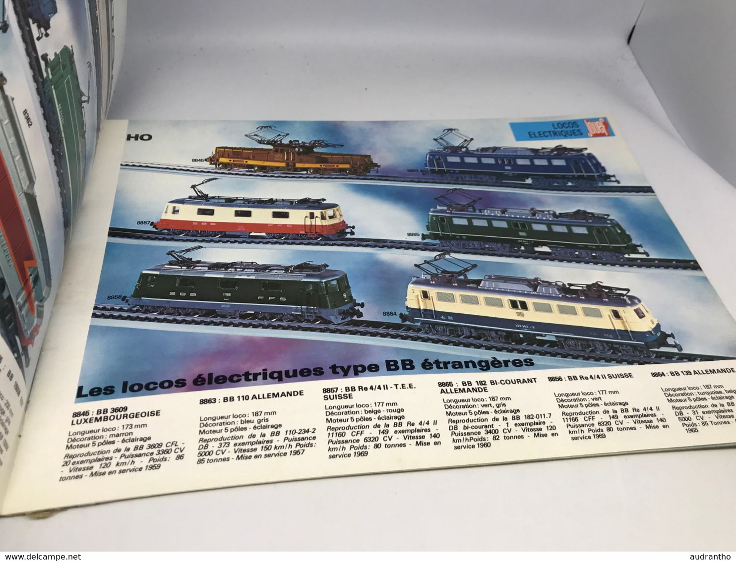 Vintage Revue JOUEF Modélisme Trains Collection Trains 1978-1979 HO - Francese