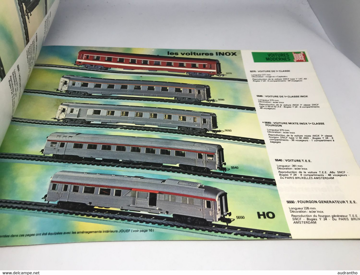 Vintage Revue JOUEF Modélisme Trains Collection Trains 1978-1979 HO - Français