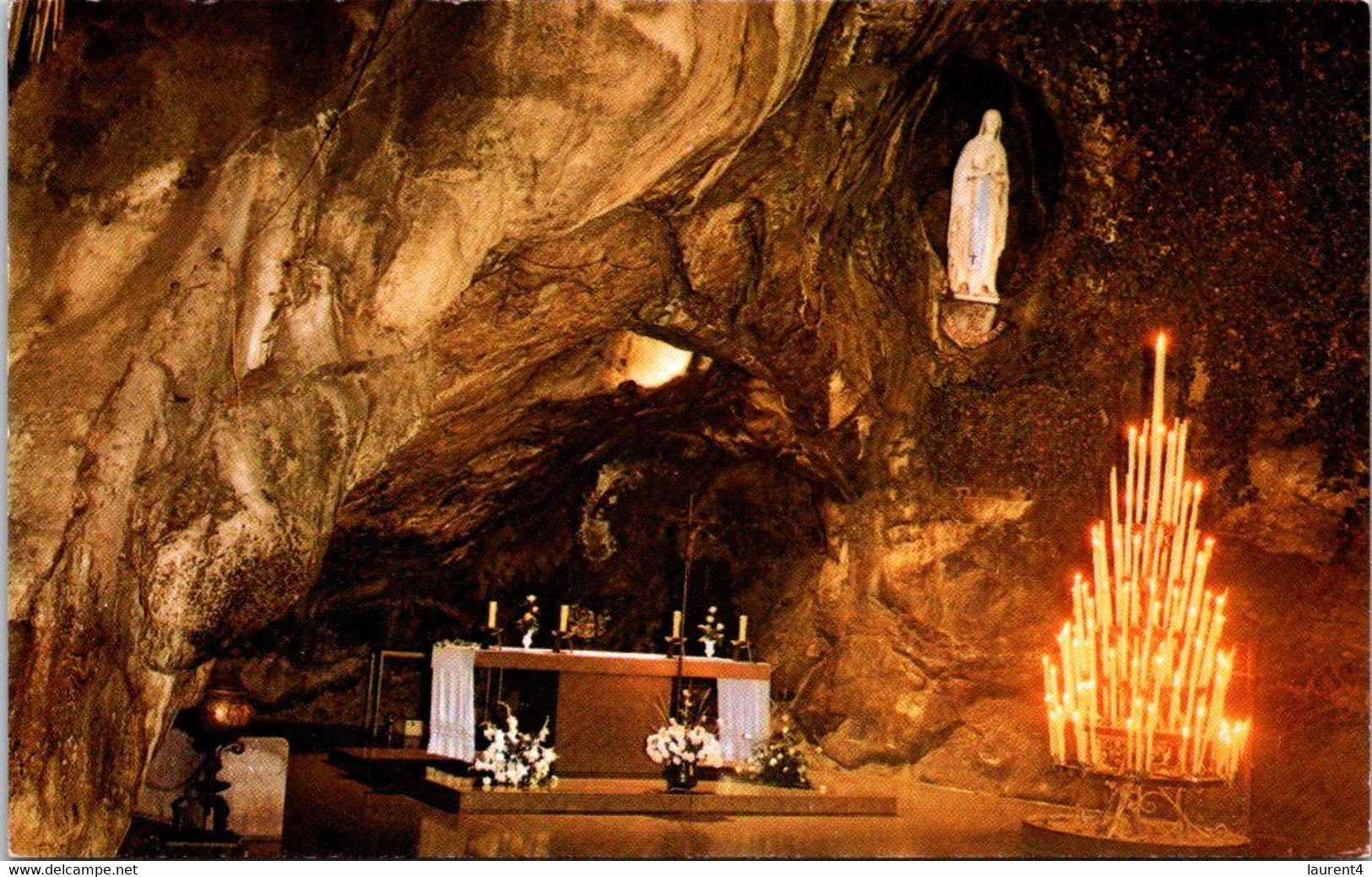 (2 Oø 46) France - Religious - Lourdes Grotte Miraculeuse (posted 1974) Retour à L'envoyeur / Returned To Sender / RTS - Luoghi Santi