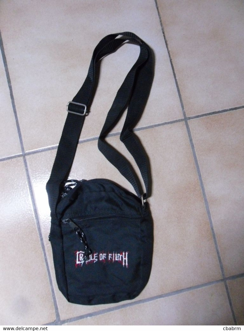 SACOCHE - PETIT SAC A BANDOULIERE REGLABLE - CRADLE OF FILTH - Andere & Zonder Classificatie