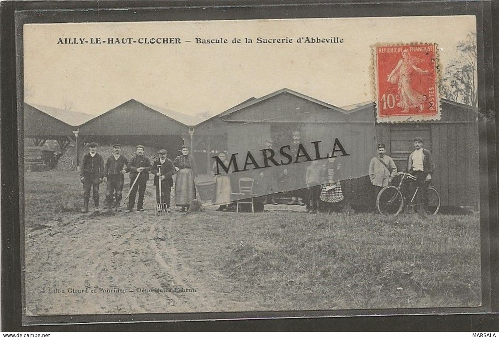 CPA Ailly Le Haut Clocher Bascule De La Sucrerie D'Abbeville - Ailly Le Haut Clocher