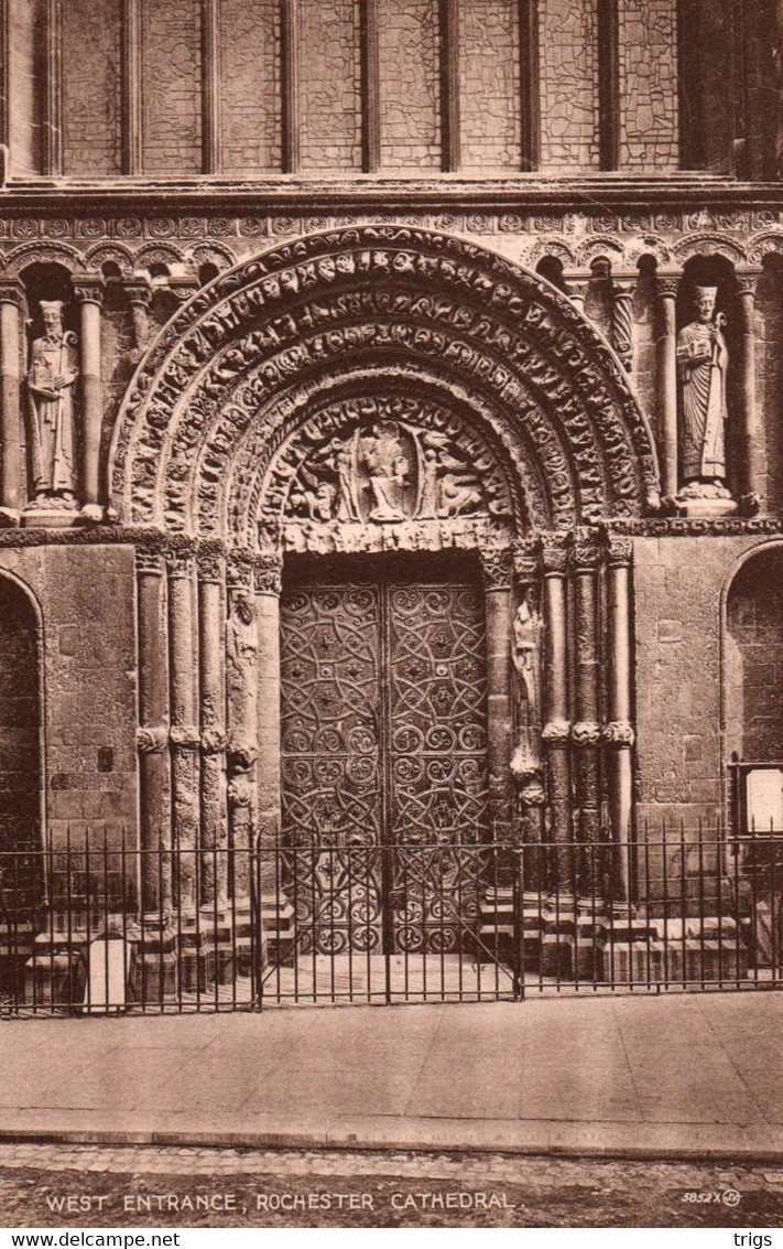 Rochester (Cathedral) - West Entrance - Rochester