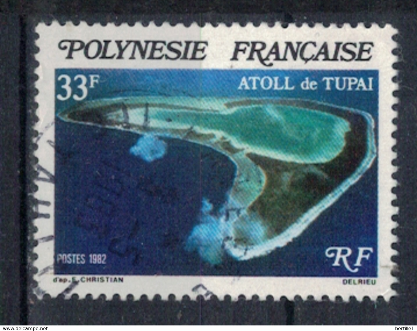 POLYNESIE FRANCAISE           N°  YVERT  187  OBLITERE     ( OB    06/ 37 ) - Oblitérés