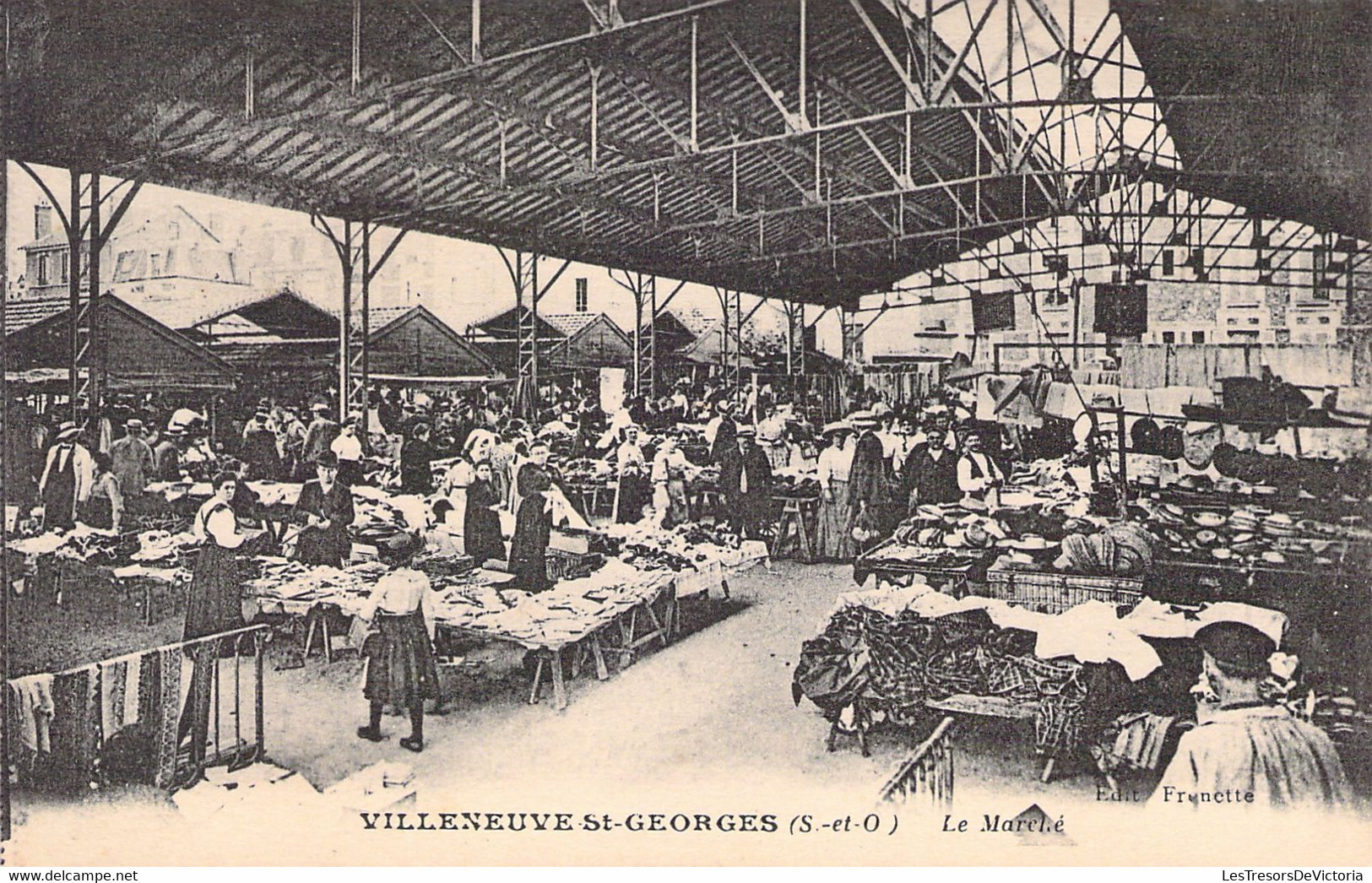 MARCHES - Villeneuve Saint Georges - Le Marché - Carte Postale Ancienne - Marktplaatsen