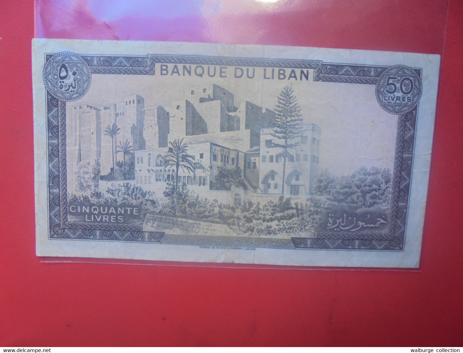 LIBAN 50 LIVRES 1978 Circuler (L.17) - Liban