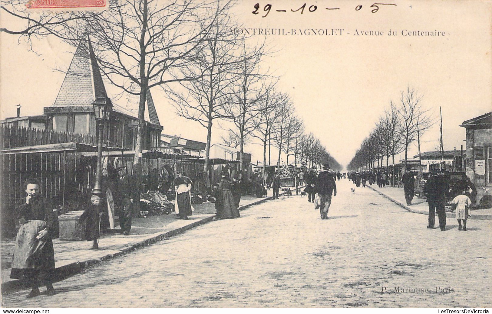 MARCHES - MONTREUIL BAGNOLET - Avenue Du Centenaire - Carte Postale Ancienne - Mercados