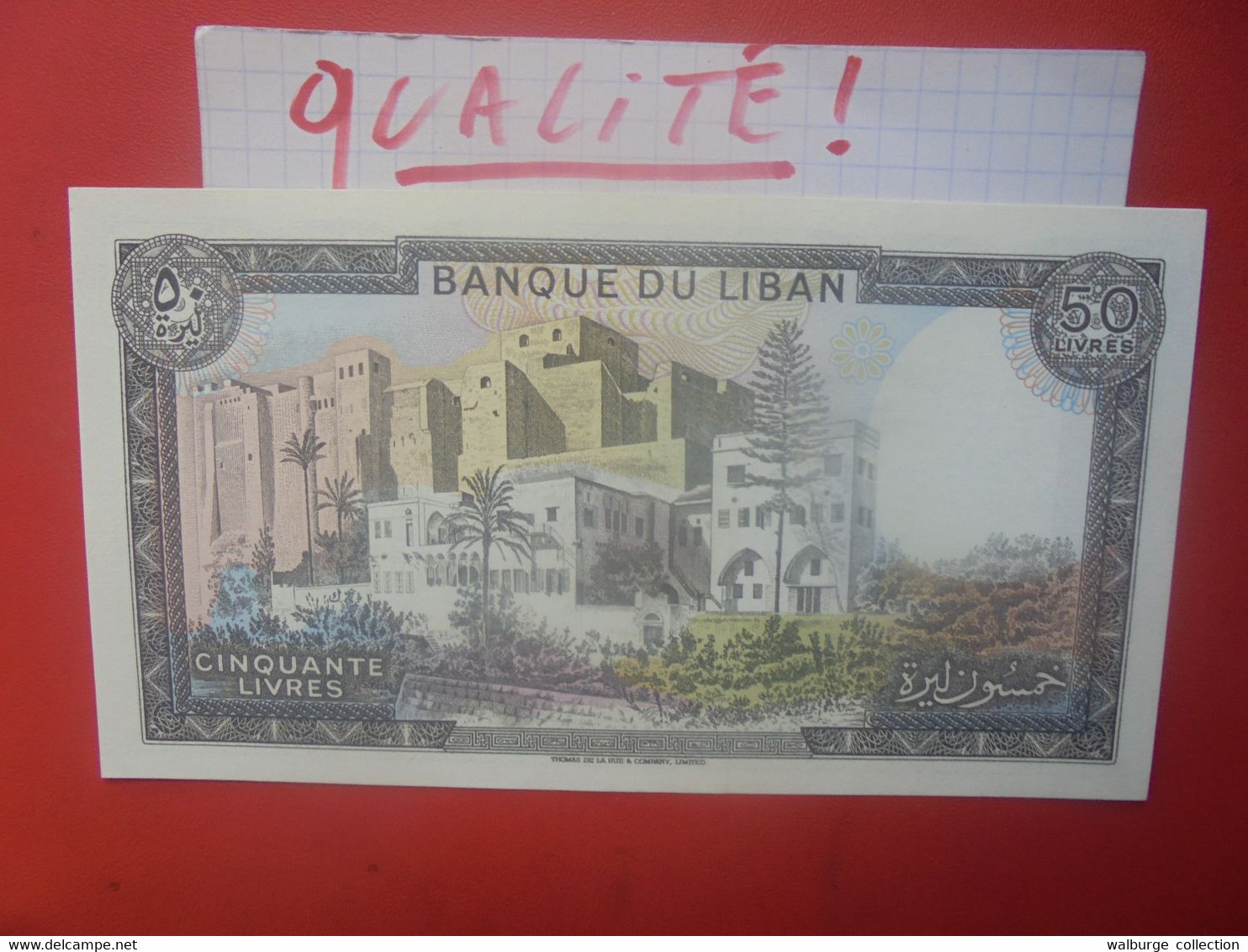 LIBAN 50 LIVRES 1985 Peu Circuler (L.17) - Liban