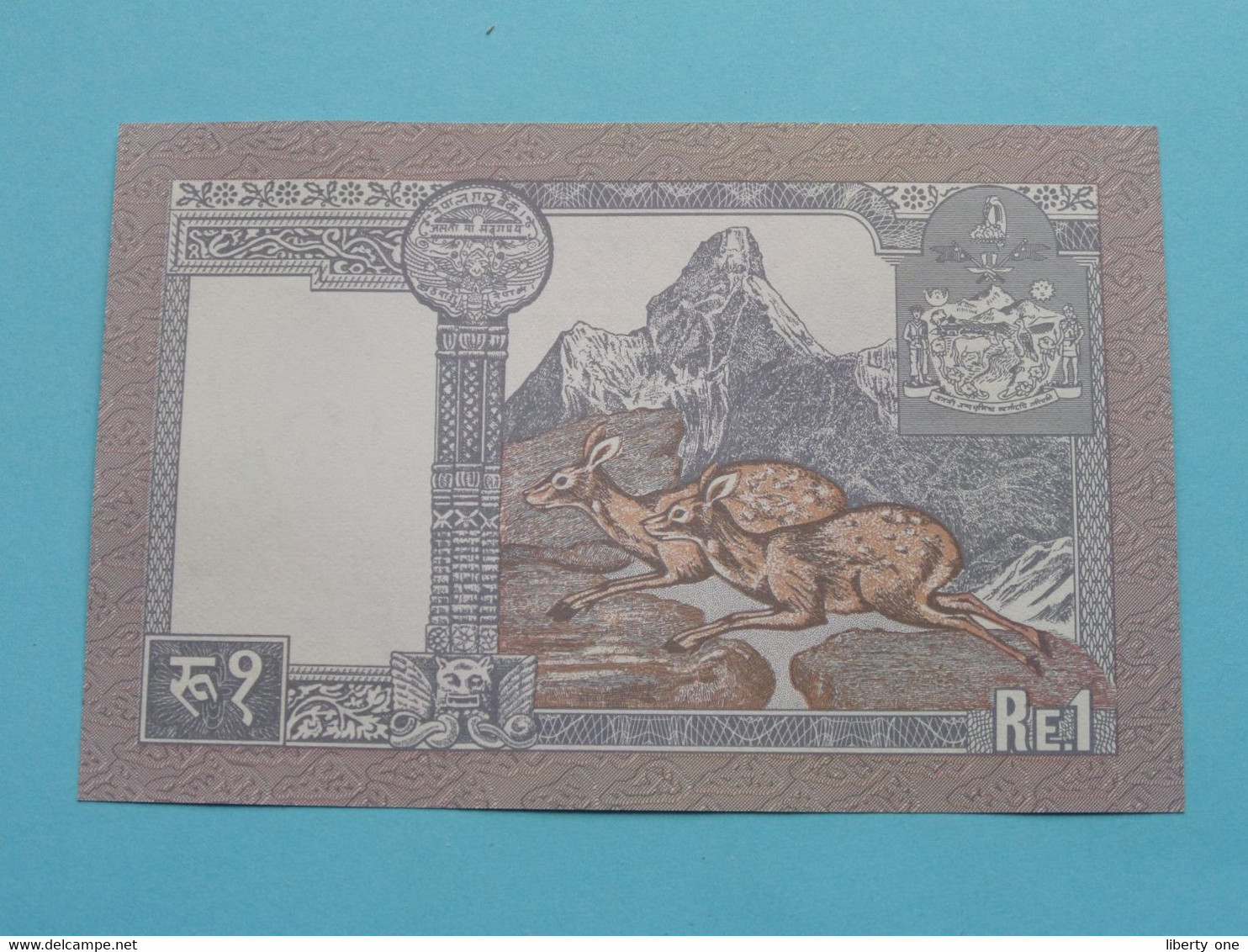 1 Rupee ( RE ) 1974 - NEPAL ( Voir / See > Scans ) UNC ! - Nepal