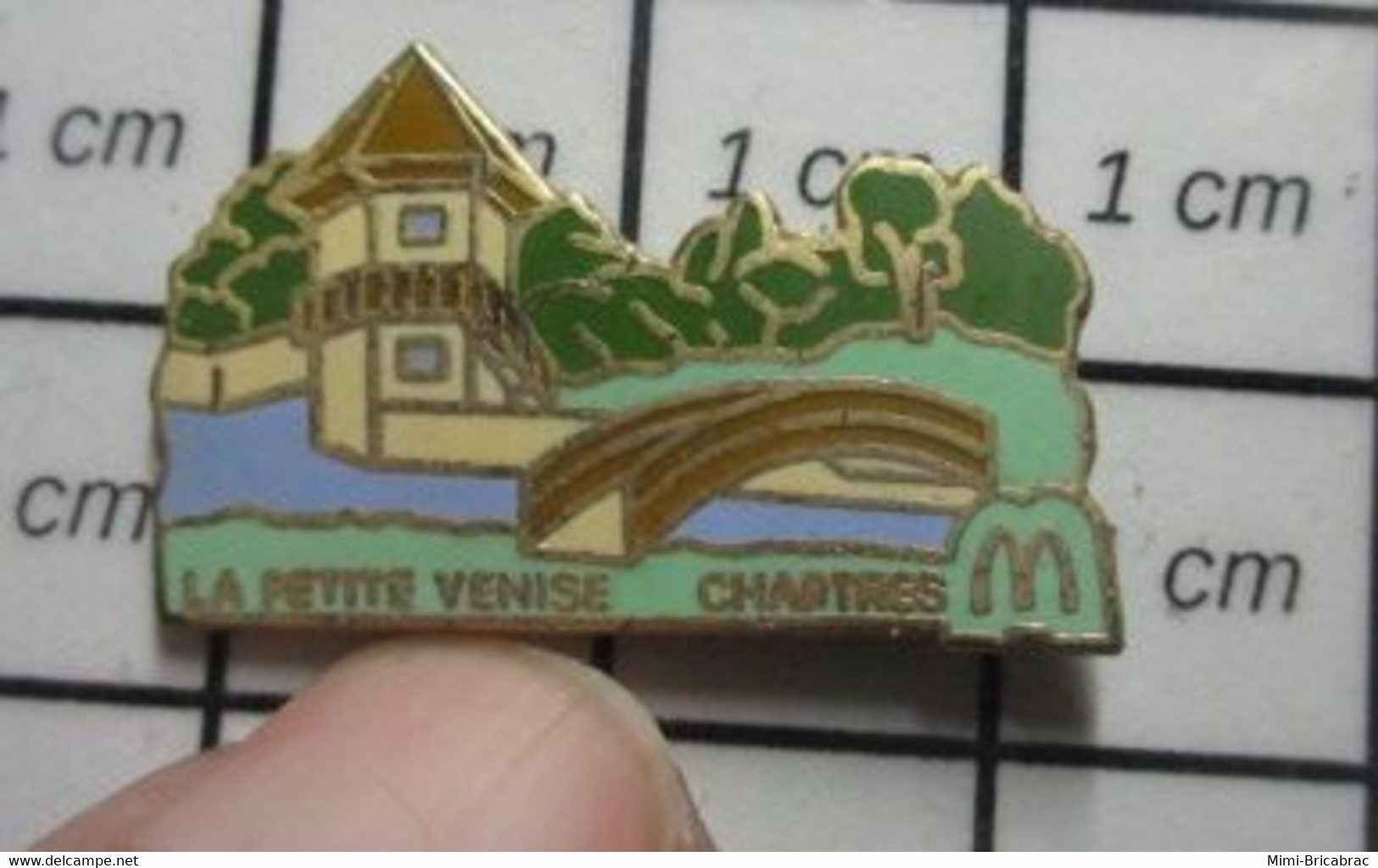 512c Pin's Pins / Beau Et Rare / McDONALD'S / LA PETITE VENISE A CHARTRES - McDonald's