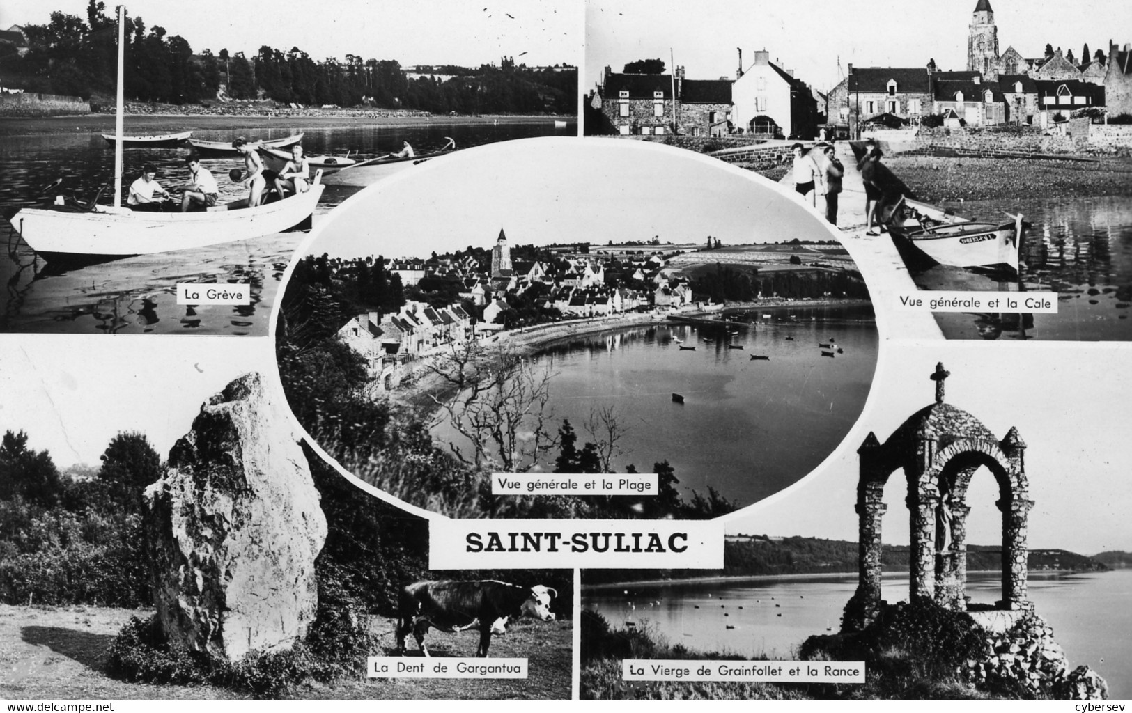 SAINT-SULIAC - Carte Multivues - CPSM PF - Saint-Suliac