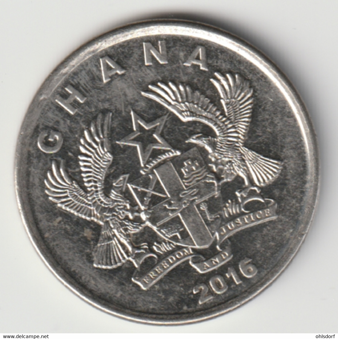 GHANA 2016: 20 Pesewas, KM 40 - Ghana