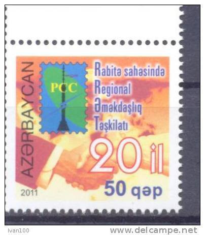 2011. Azerbaijan, 20y Of RCC, 1v, Mint/** - Azerbaïdjan