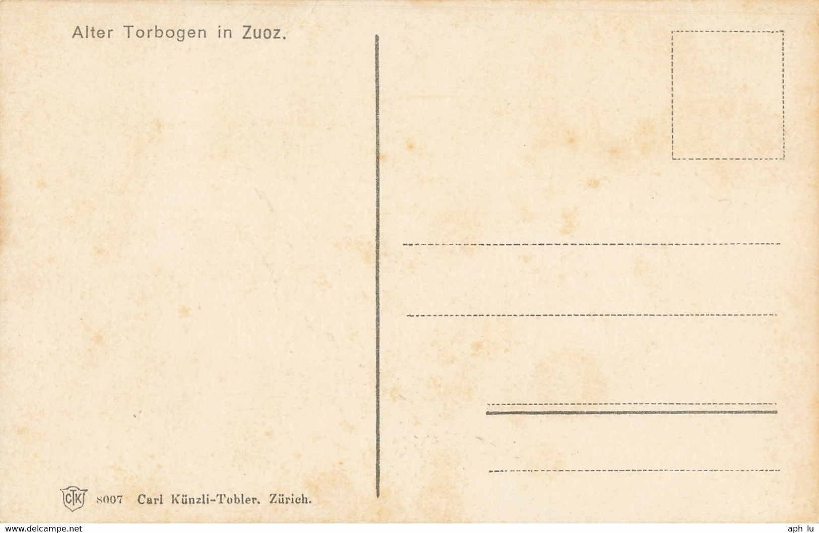Alter Torbogen In Zuoz (ac8286) - Zuoz