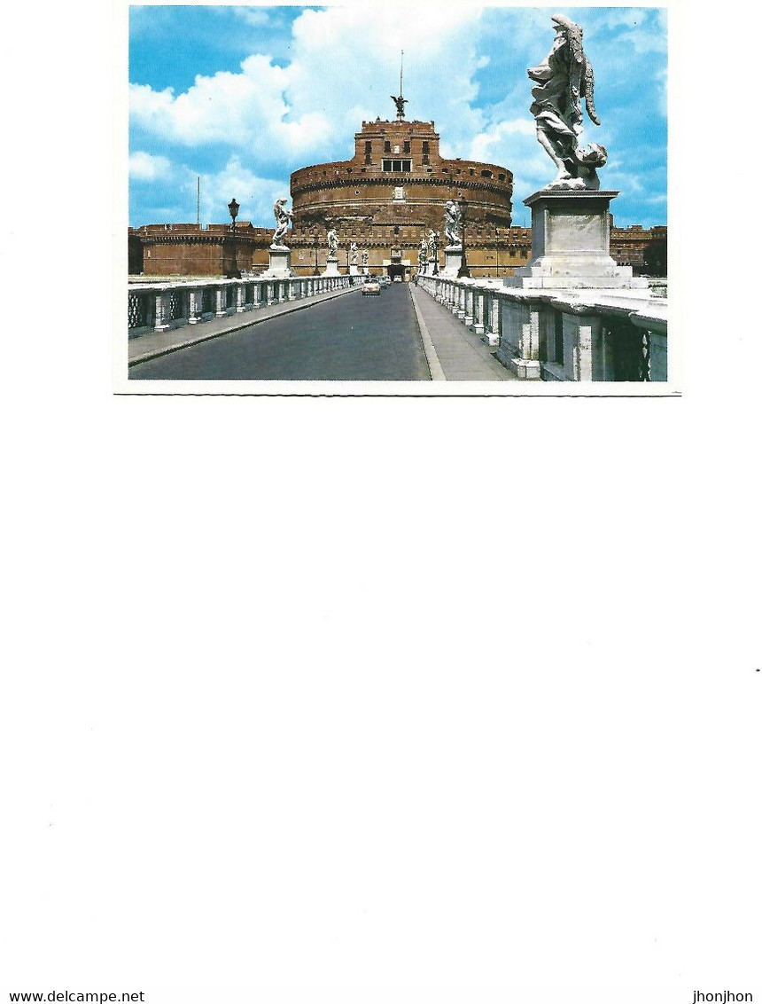 Italia - Postcard Unused  - Roma  - Bridge And Castle St.Angel  2/scans - Brücken