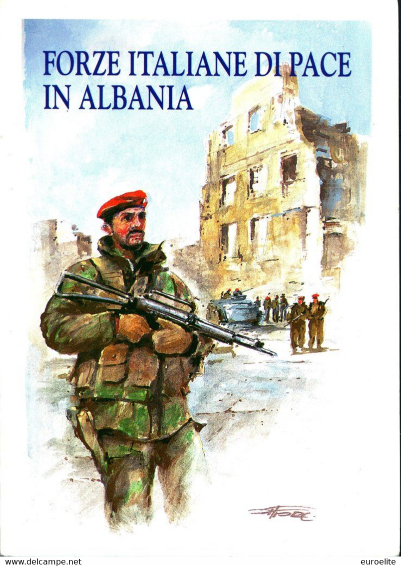 USATE  Scheda Telefonica › ATW    Forze Italiane Di Pace In Albania - Fanteria - Sammlungen