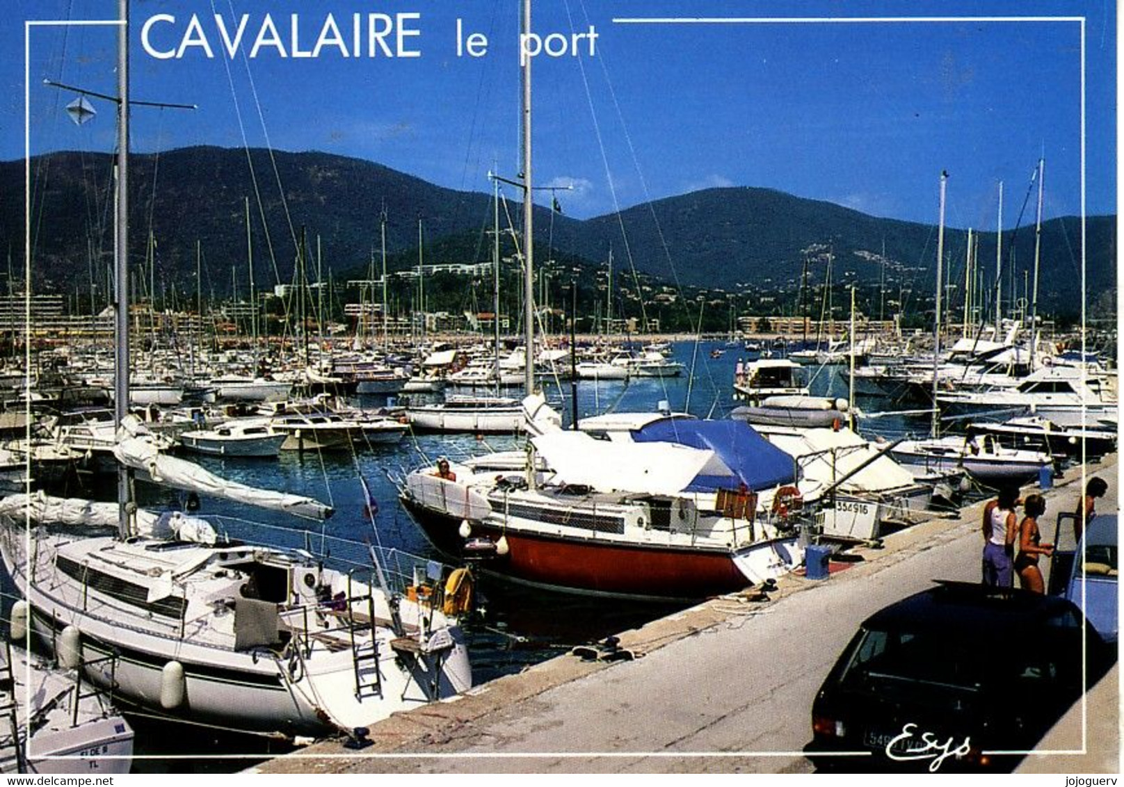 Cavalaire Sur Mer Le Port ( De Plaisance Avec Voiliers Et Yachts  éditeur: Esys à Nice - Cavalaire-sur-Mer