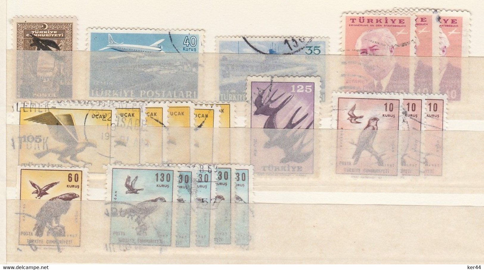 Poste Aérienne_petit Lot De 22 Timbres **/o  -  Air_small Lot Of MNH/Used Stamps - Poste Aérienne