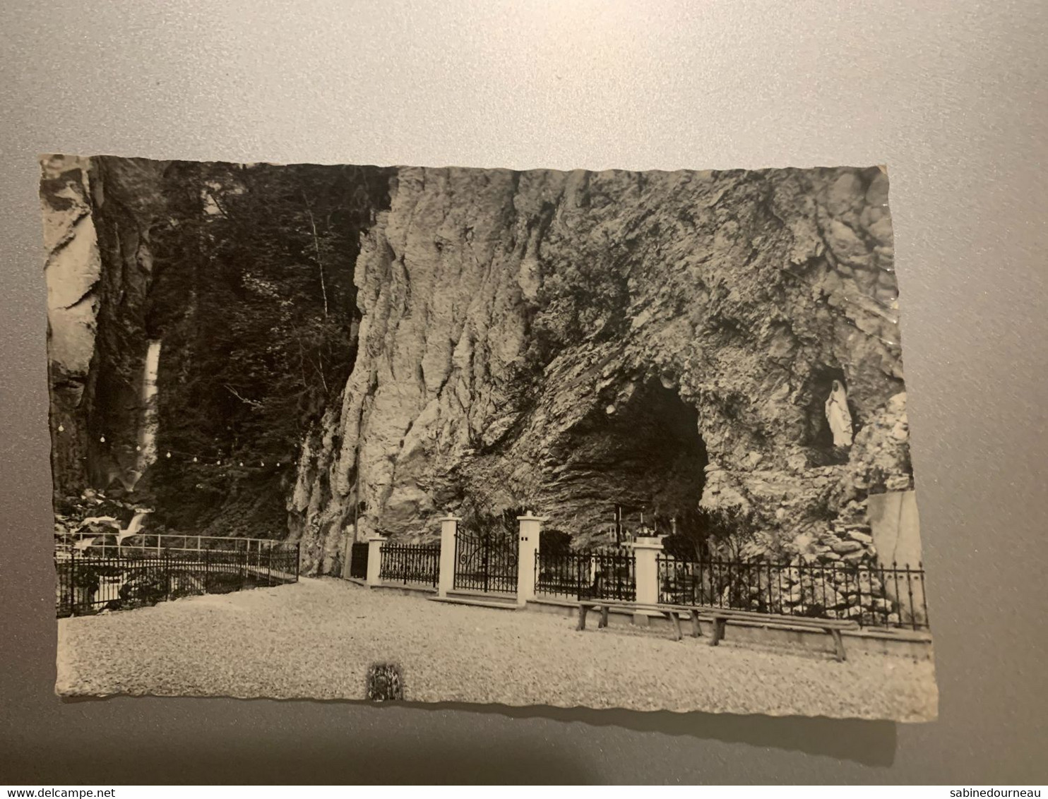 GRANDVILLARD GROTTE N.D. DE LOURDES ET LA CASCADE CPSM FORMAT CPA - Grandvillard