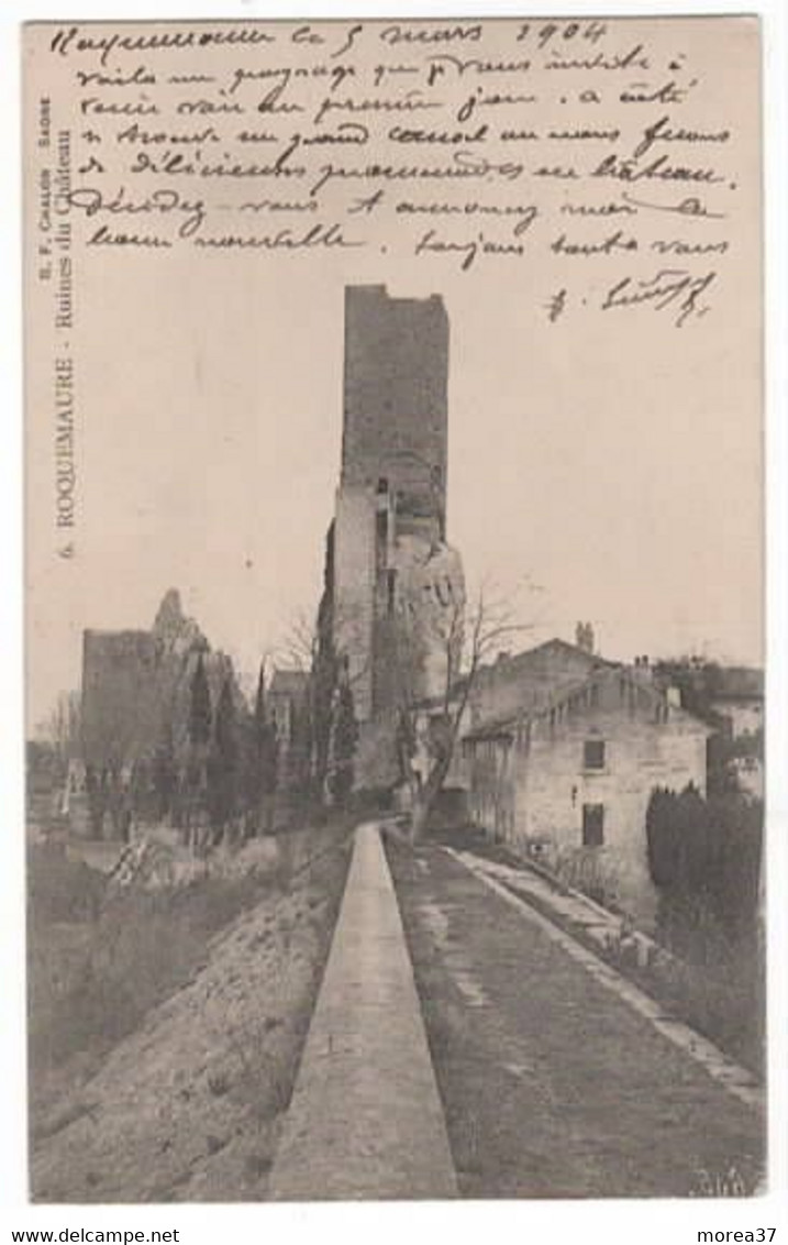 ROQUEMAURE  Ruines Du Château - Roquemaure