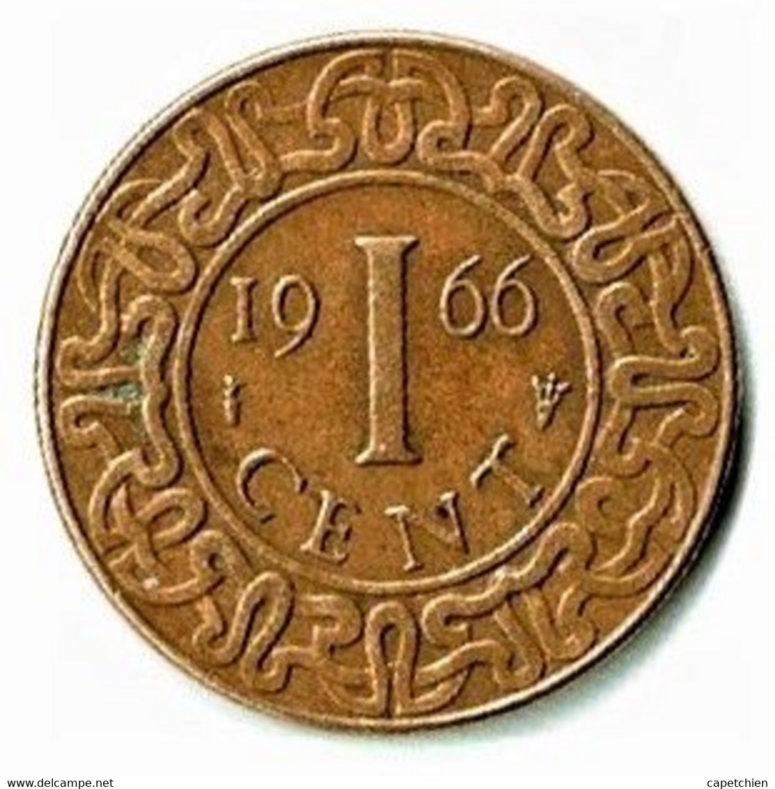 SURINAM / 1 CENT / 1966. - Suriname 1975 - ...