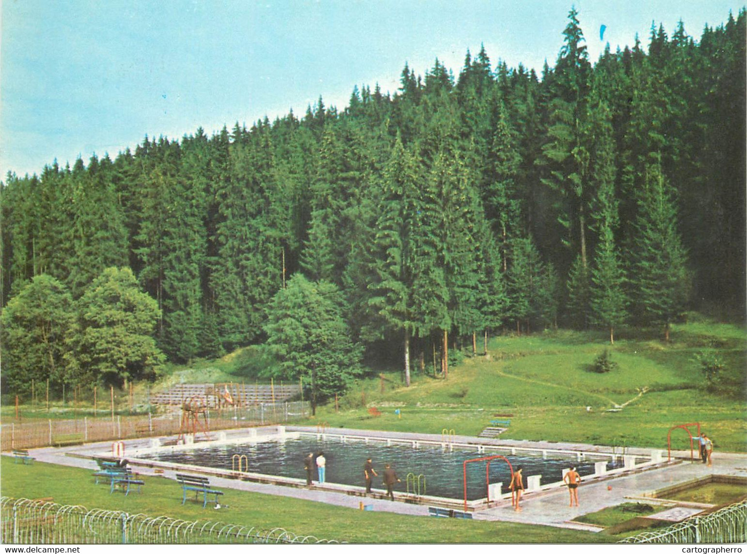 Postcard Romania Vedere Toplita Statiunea Bradul - Romania