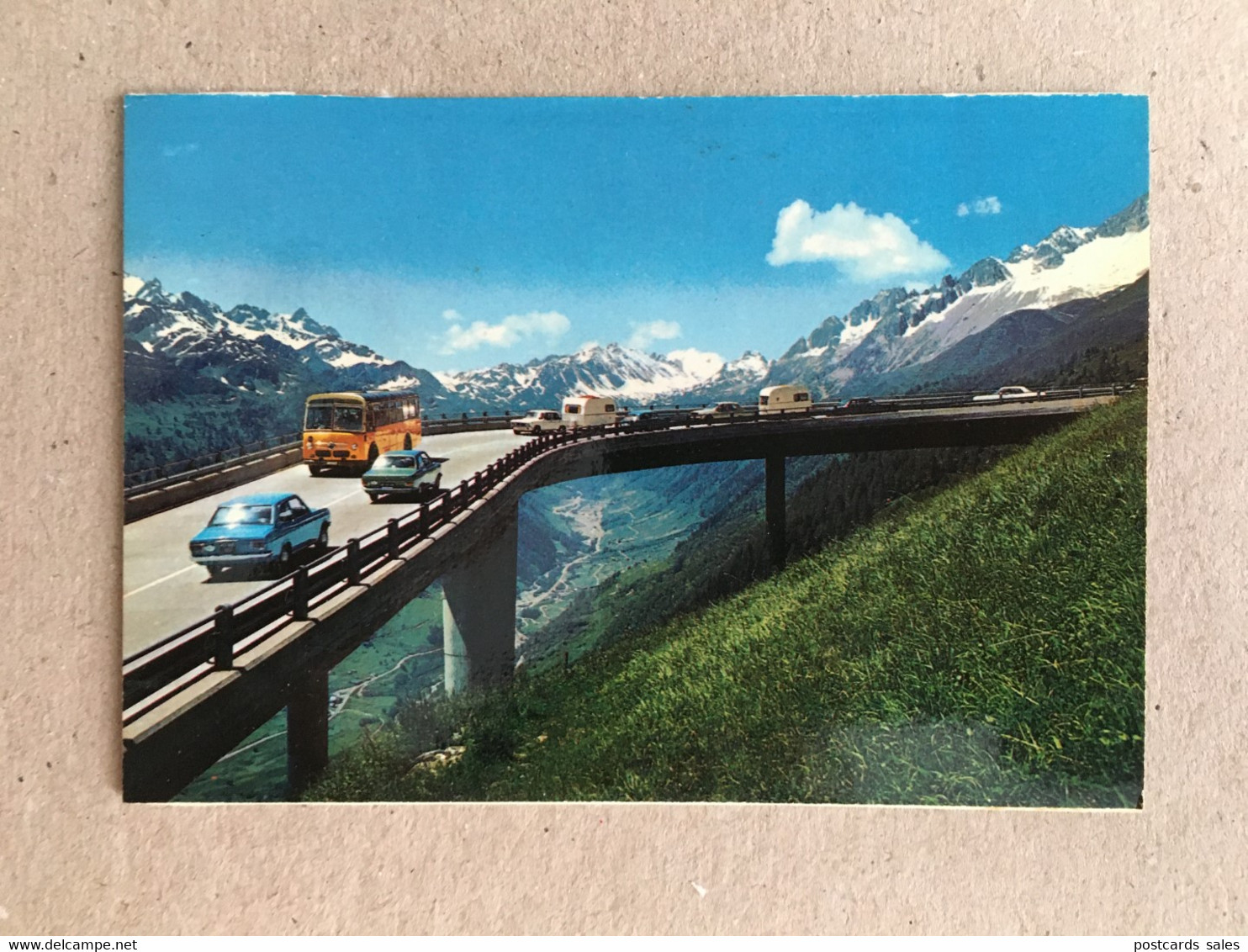 Switzerland Schweiz Suisse Svizzera - Liliput Postcard 106/75 Mm - Gotthardstrasse Bedretto Tal Passo Del San Gottardo - Bedretto