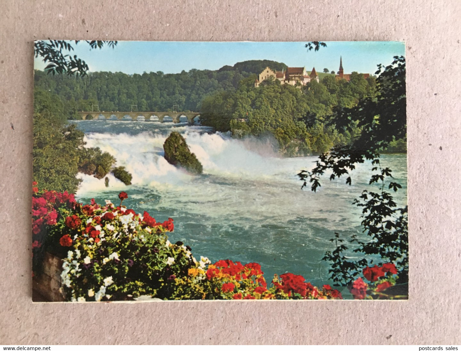 Switzerland Schweiz Suisse Svizzera - Liliput Postcard 106/75 Mm - Rheinfall Schloss Laufen - Laufen-Uhwiesen 