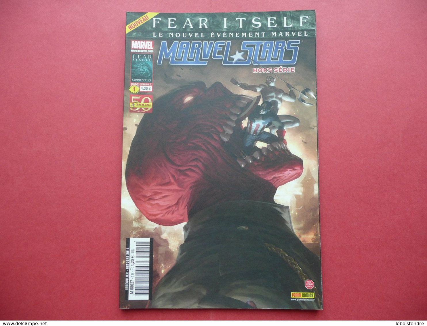 MARVEL STARS HORS SERIE N° 1 OCTOBRE 2011 FEAR ITSELF MARVEL COMICS PANINI  FRANCE - Marvel France