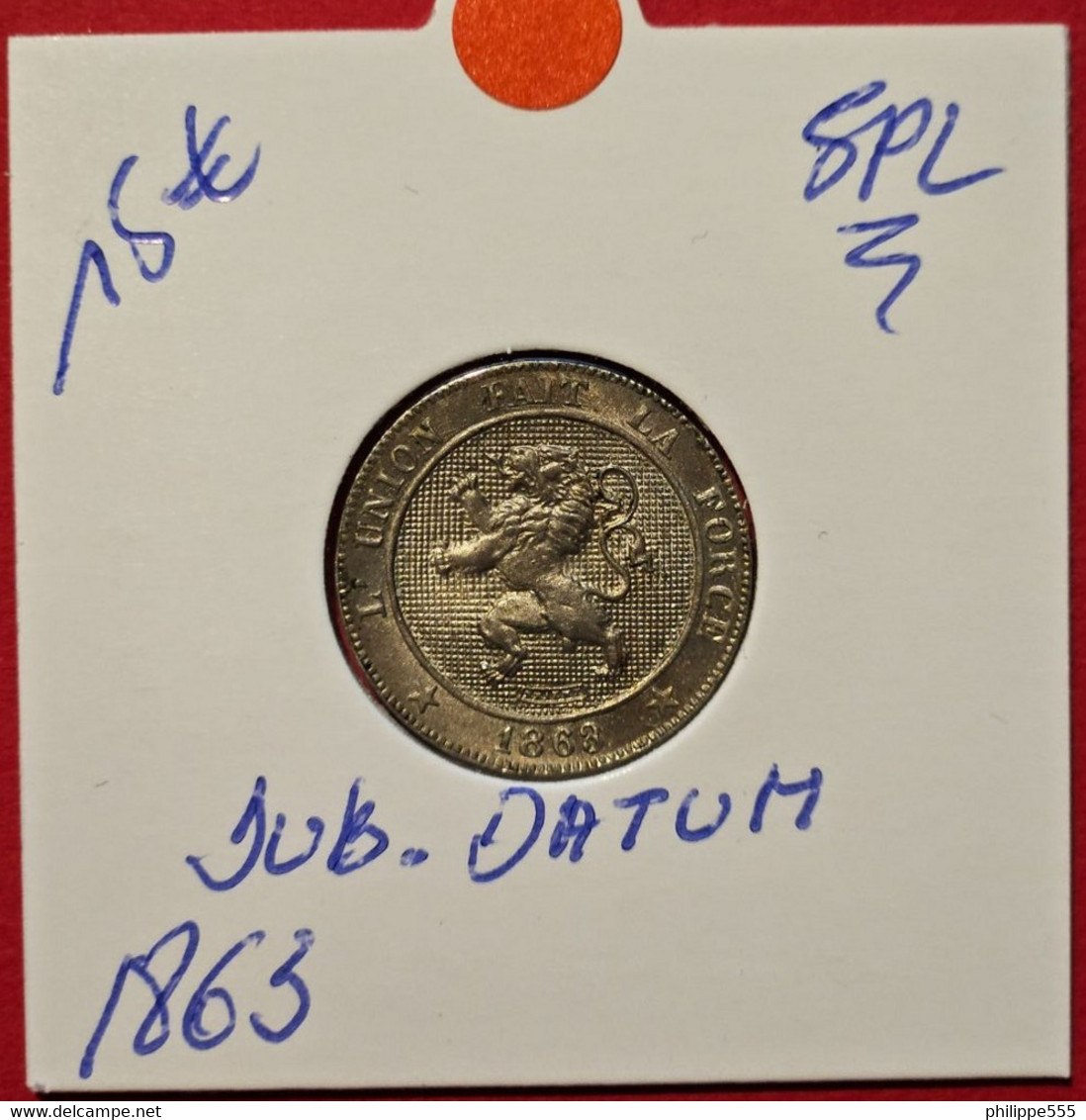 5 Cent 1863 Met Dubbele Datum - 5 Cent