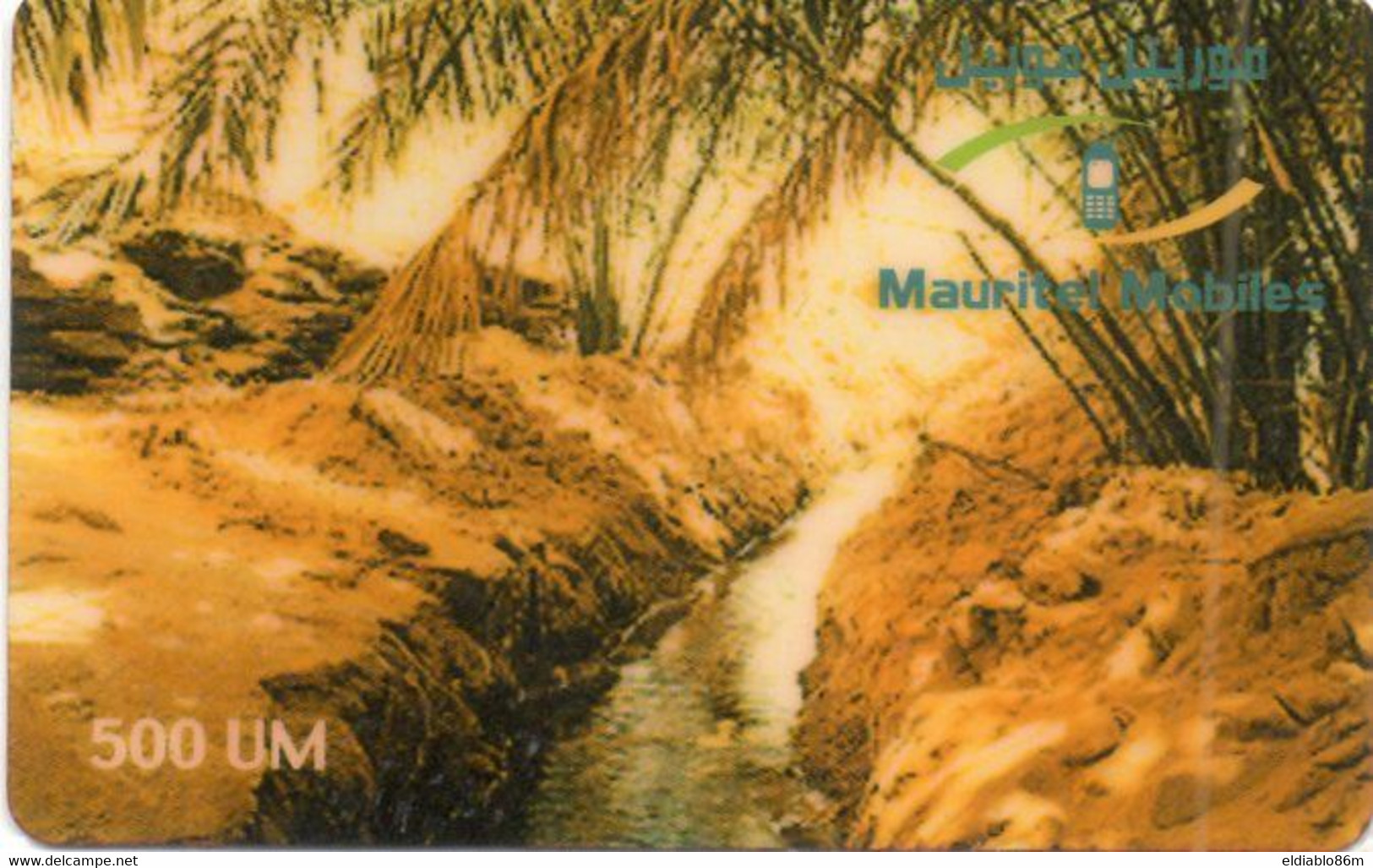 MAURITANIA - PREPAID - MAURITEL MOBILES - OASI - 31/12/2002 - Mauritania
