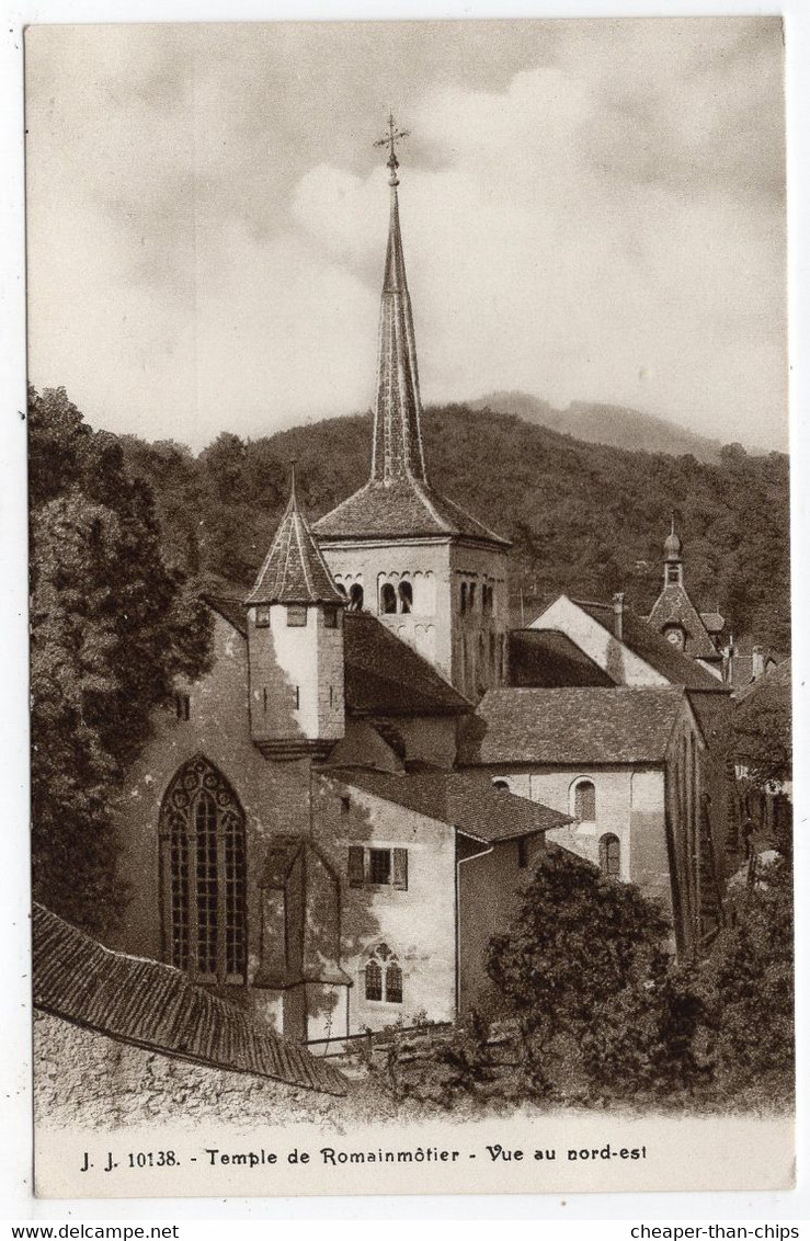 TEMPLE De ROMAINMOTIER -- Vue Au Nord-est - J.J. 10138 - Romainmôtier-Envy