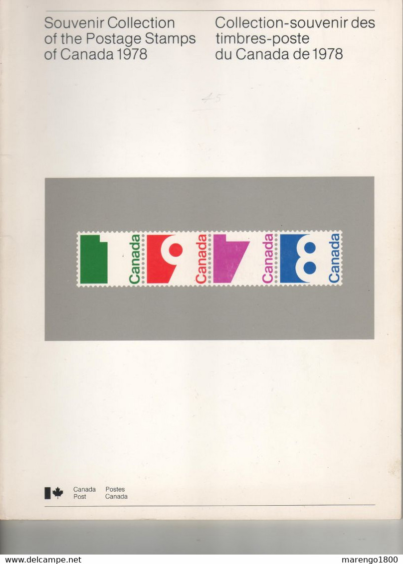 Canada 1978 - Souvenir Collection           (g9166) - Années Complètes