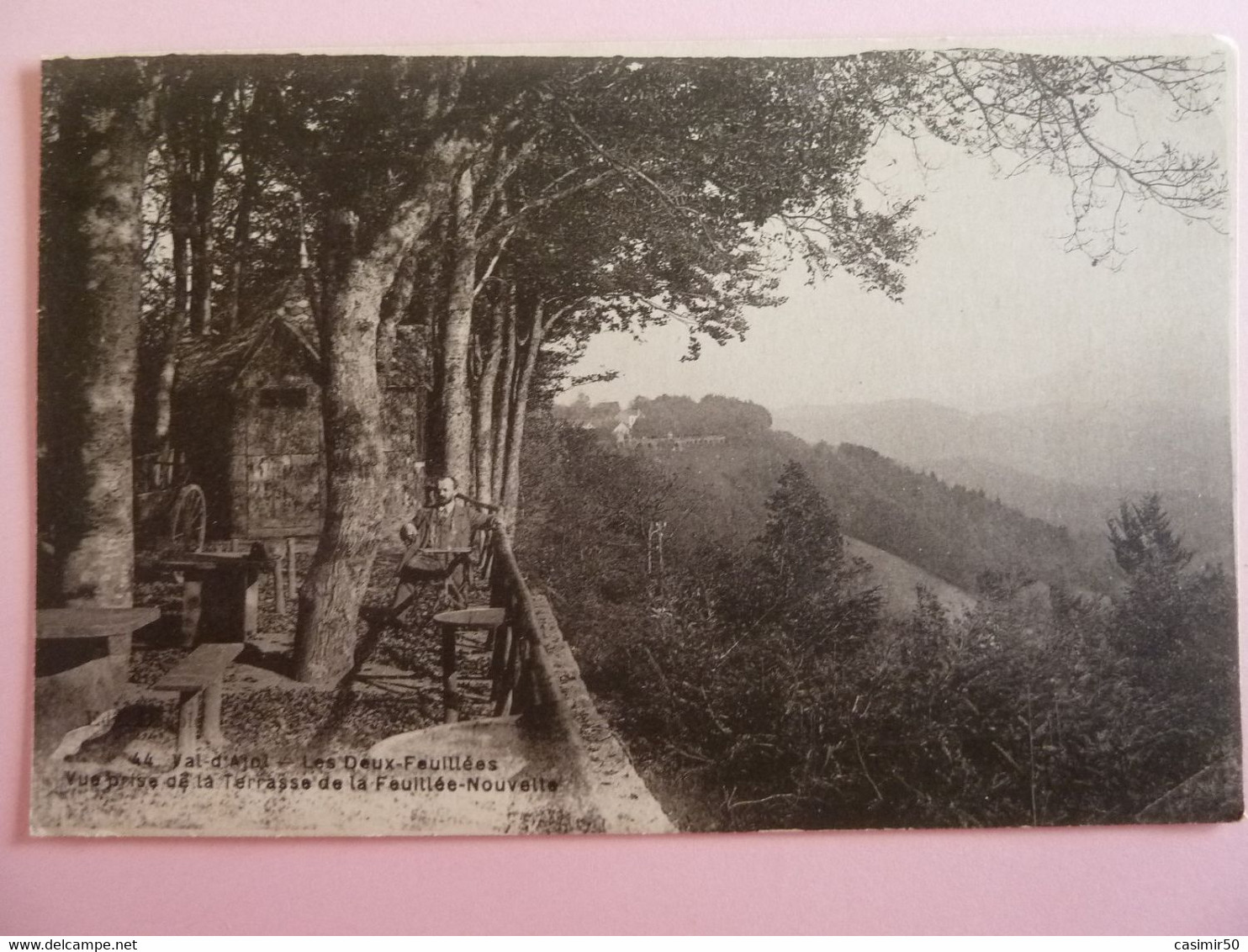 VAL D'AJOL LE DEUX FEUILLEES    VUE PRISE DE LA TERRASSE DE LA FEUILLEE NOUVELLE - Sonstige & Ohne Zuordnung