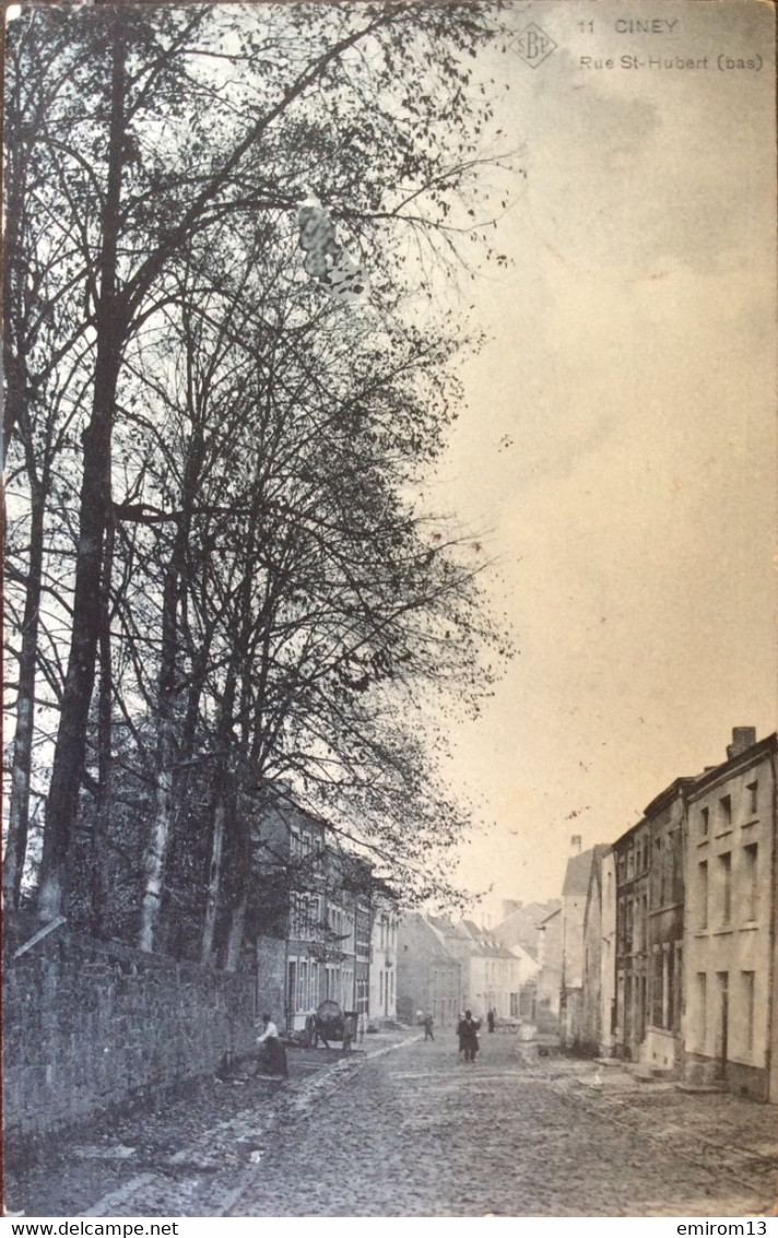 Ciney Rue Saint Hubert Bas SBP 1913 - Ciney