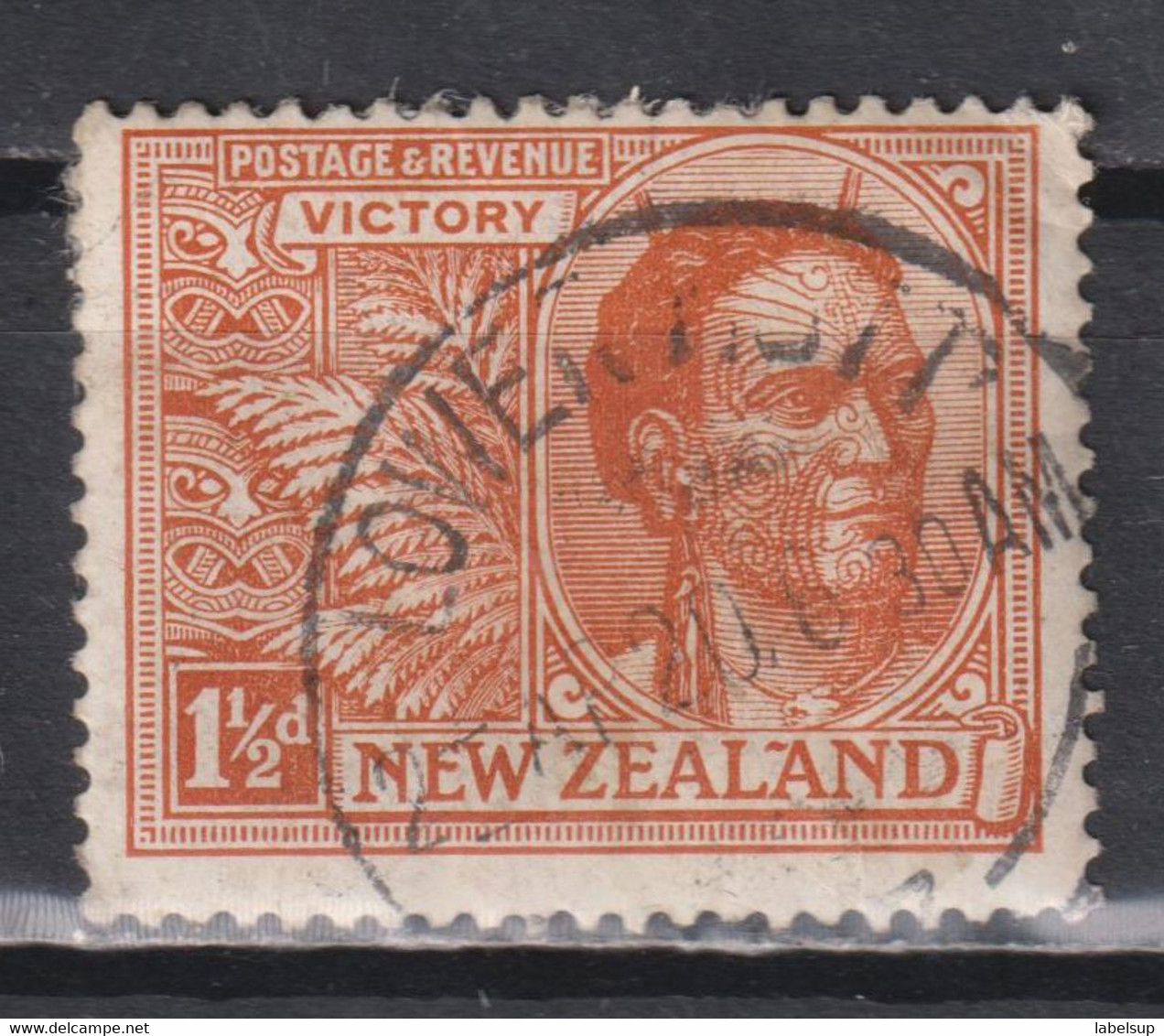Timbre Oblitéré De Nouvelle Zélande De 1920 N°171 - Oblitérés