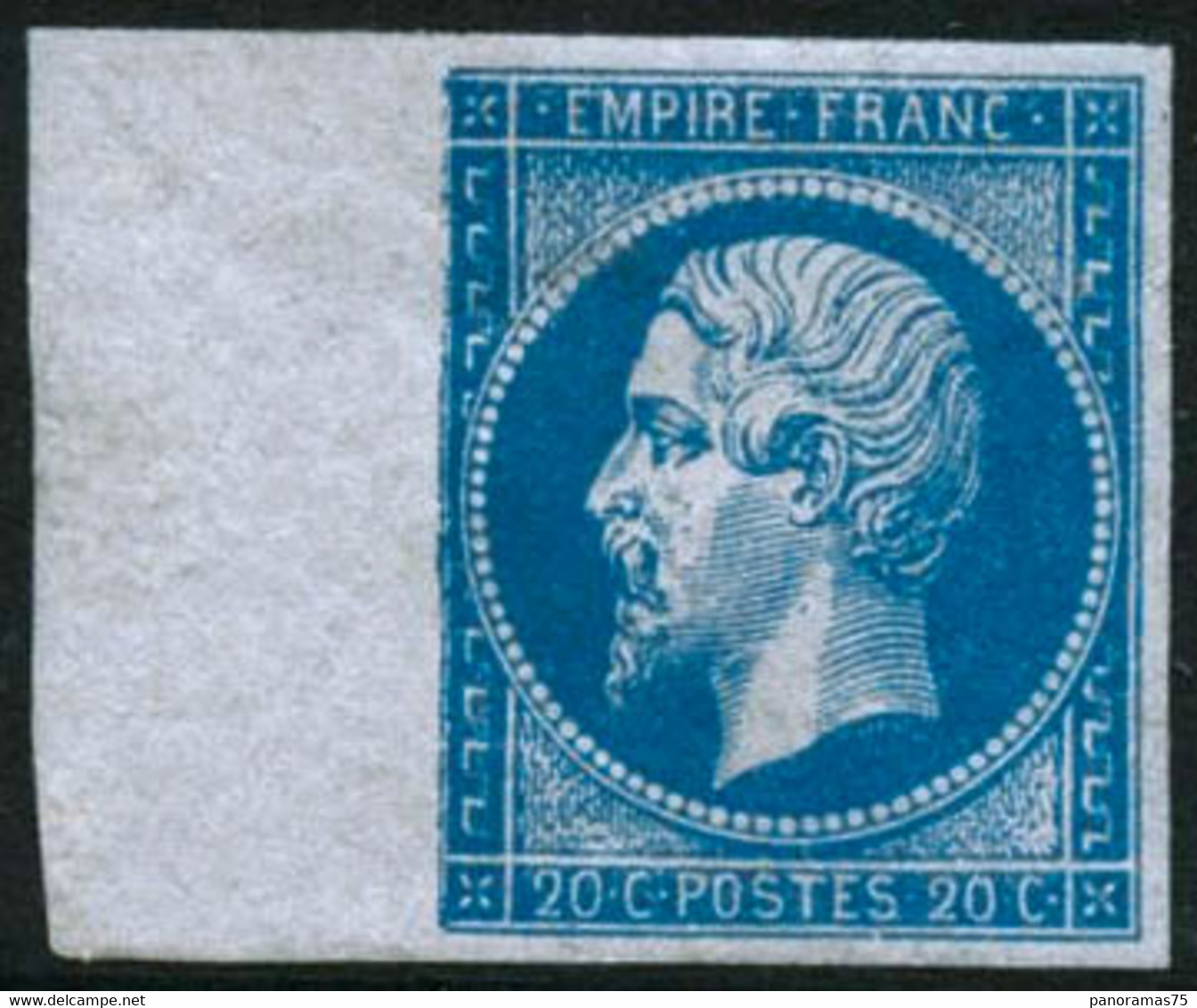 ** N°14A 20c Bleu, Type I Pièce De Luxe - TB - 1853-1860 Napoleon III