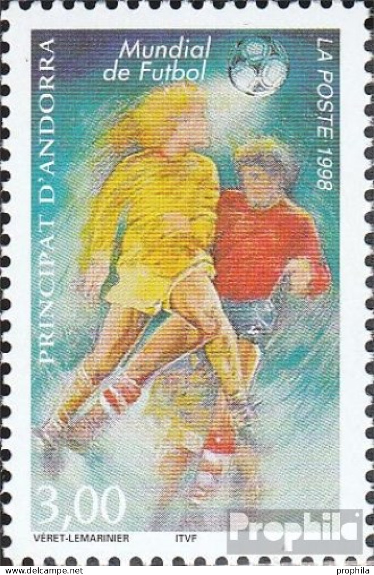 Andorra - Französische Post 524 (kompl.Ausg.) Postfrisch 1998 Fußball - Carnets