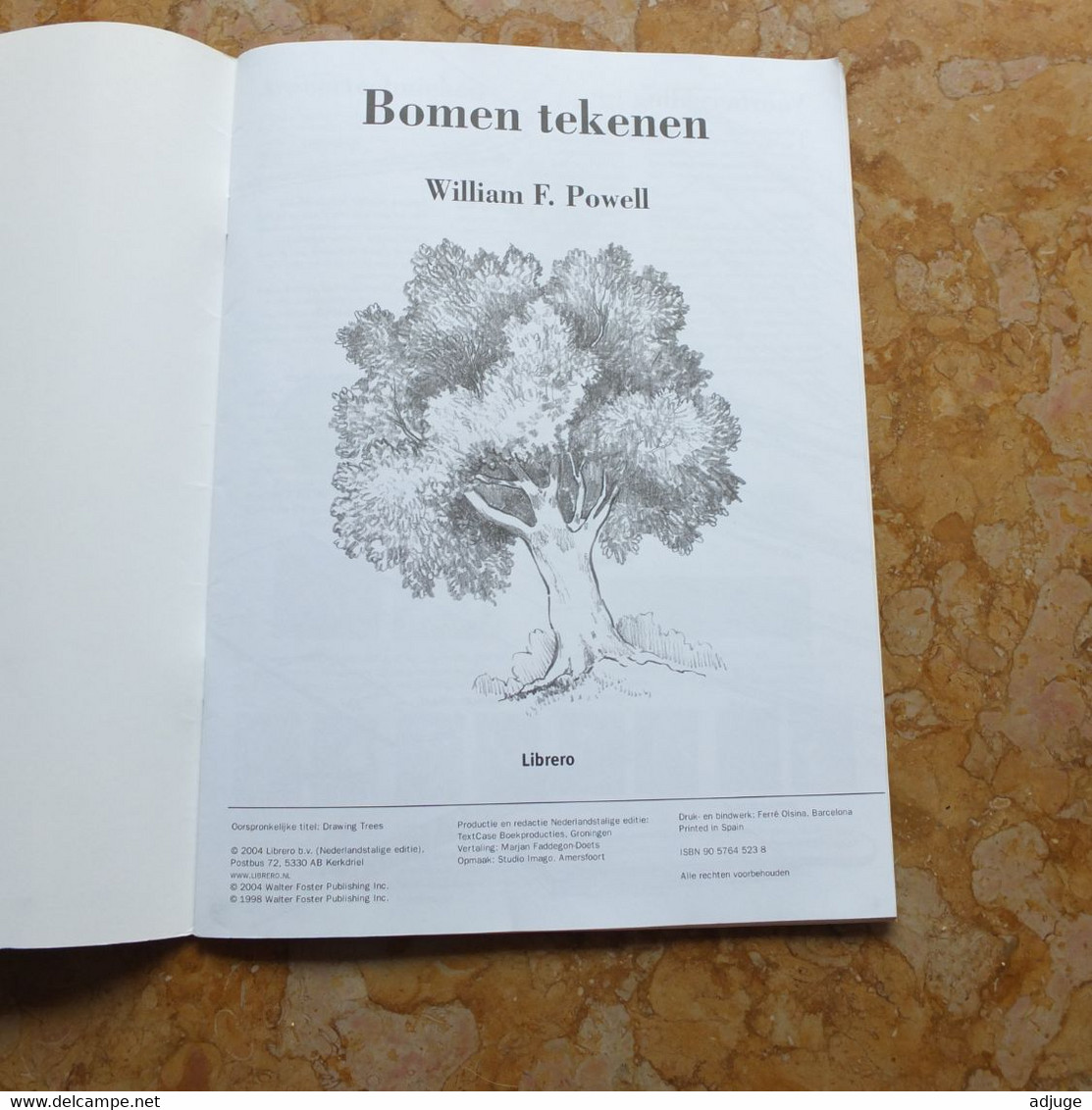WILLIAM F. POWELL _ BOMEN TEKENEN  _ Ed. Libero_ ISBN : 90-5764-523-8   _ TOP ** - School
