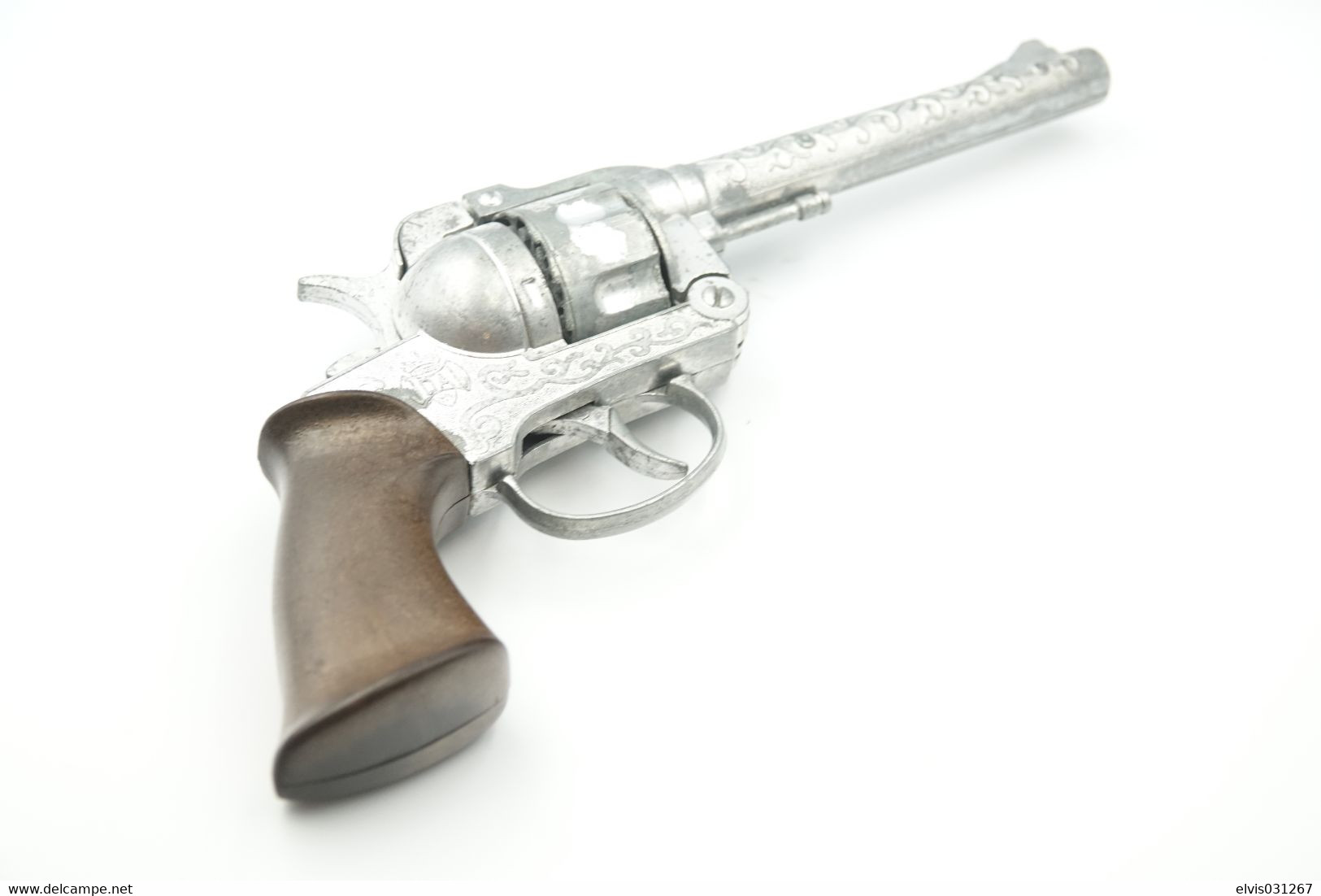 Vintage TOY GUN : JOAL - L=24.5cm - 19??s - Spain - Keywords : Cap Gun - Cork Gun - Rifle - Revolver - Pistol - Armes Neutralisées