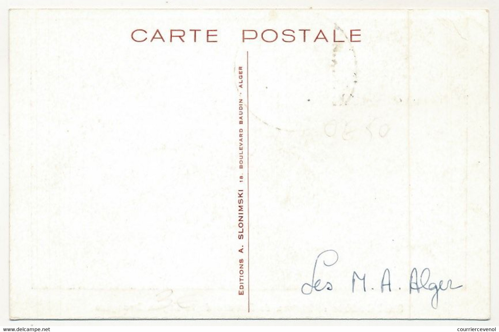 ALGERIE - Carte Maximum - 15F + 5F Maison De Retraite Du Légionnaire - Camerone - SIDI-BEL-ABBES 30 Avril 1956 - Maximum Cards