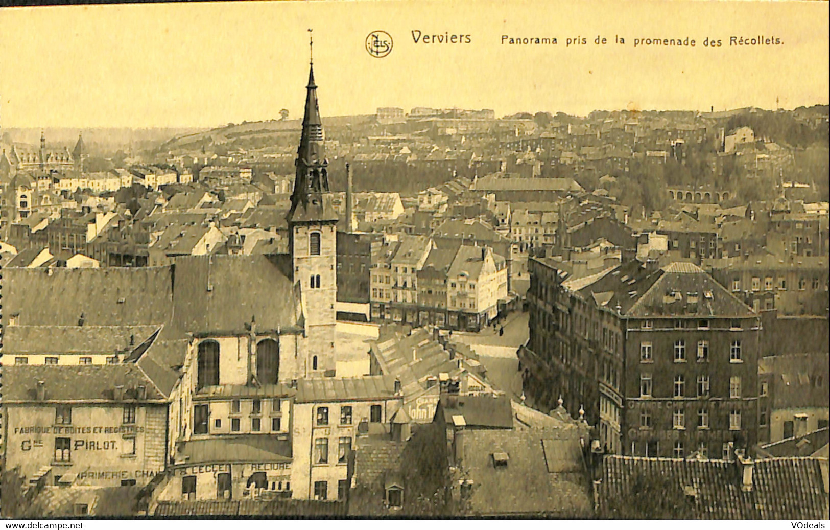 Belgique - Liège - Verviers - Panorama Pris De La Promenade Des Récollets - Verviers