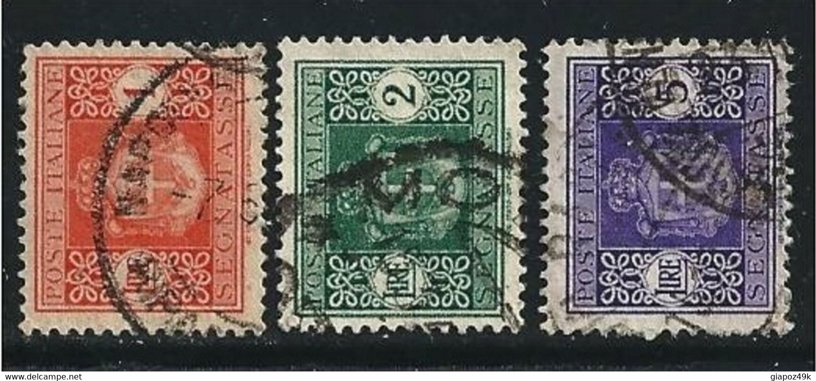 ● ITALIA - LUOGOTENENZA 1945  Segnatasse  N.° 92 . . . Usati   Cat. ? €  Fil. DA ️ Lotto N. 640 ️ - Postage Due