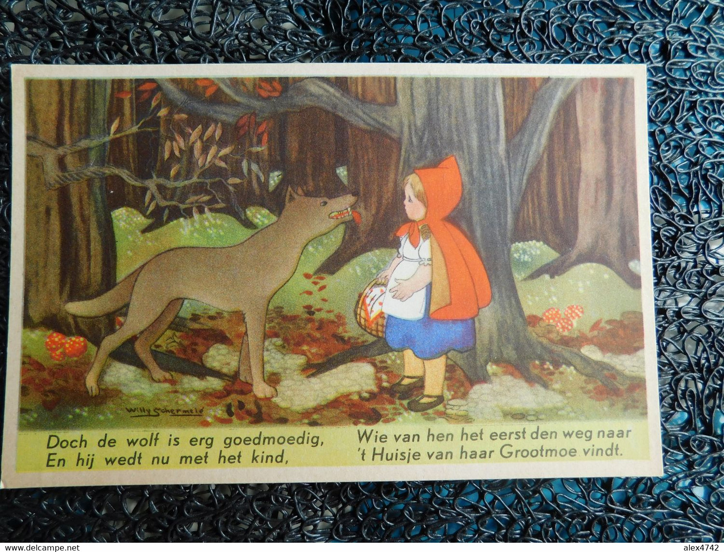 Willy Schermelé, Roodkapje - Petit Chaperon Rouge  (J16) - Schermele, Willy