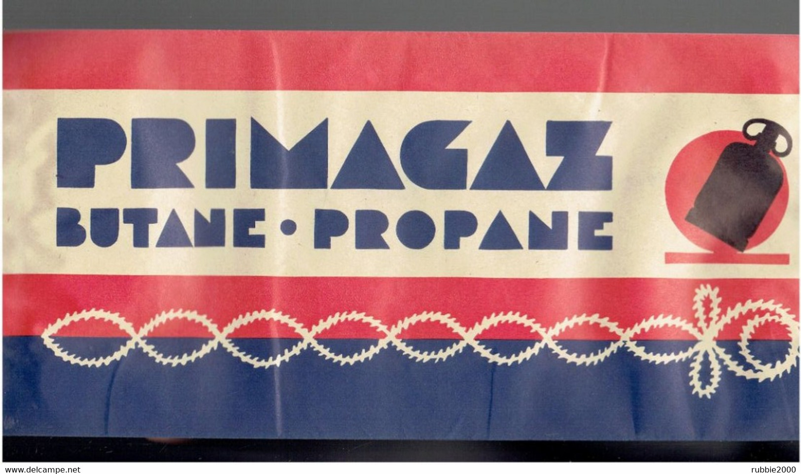 CALOT PUBLICITAIRE EN PAPIER 1960 1970 PRIMAGAZ BUTANE PROPANE - Baseball-Caps