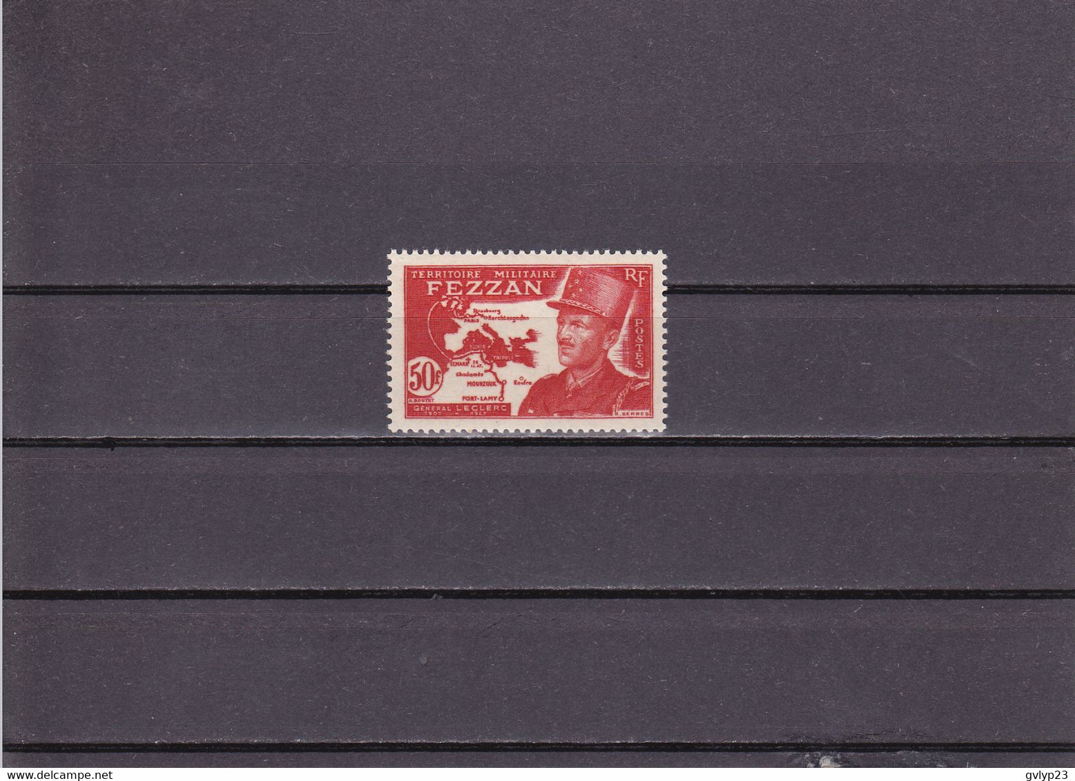 GéNéRAL LECLERC / NEUF ** / 50F ROUGE-BRIQUE N° 53 YVERT ET TELLIER 1949 - Unused Stamps