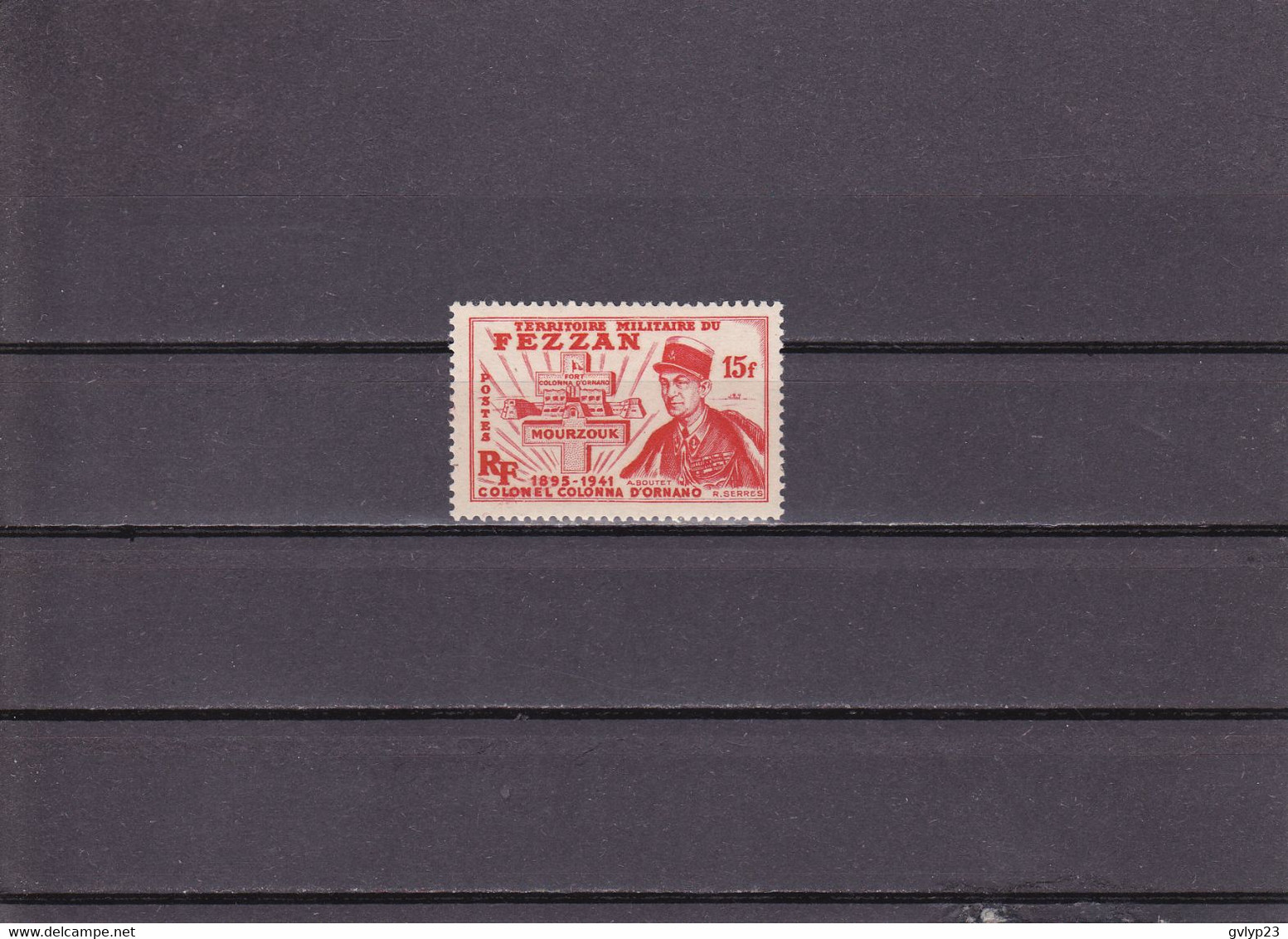COLONEL COLONNA D'ORNANO/ NEUF ** / 15 F ROUGE N° 50 YVERT ET TELLIER 1949 - Unused Stamps