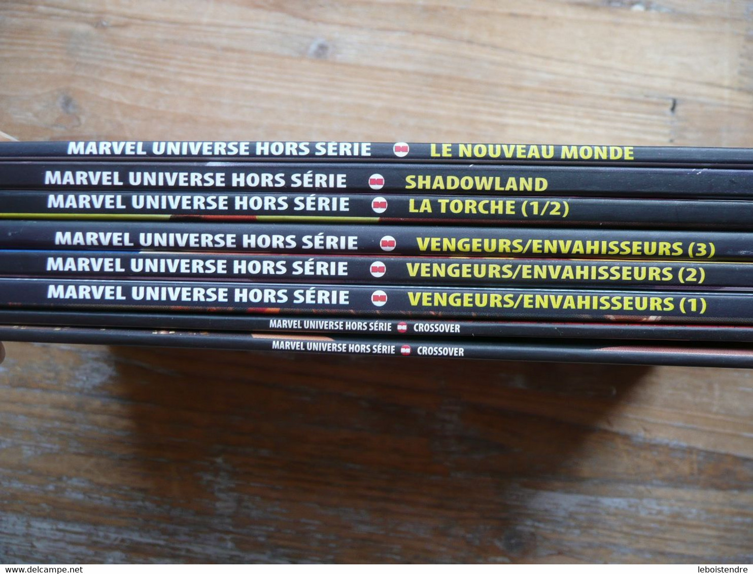 LOT 8 COMICS MARVEL CROSSOVER 1 + 2 = MARVEL UNIVERSE HORS SERIE 1 ET 2 + 3 A 5 7 10 14 2008 A 2013 MARVEL COMICS PANINI - Marvel France